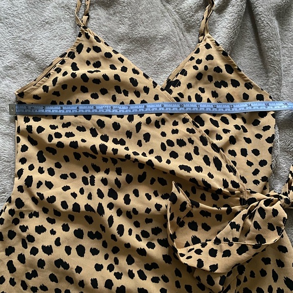 Forever 21 Black and Tan Animal Print romper - Picture 9 of 11